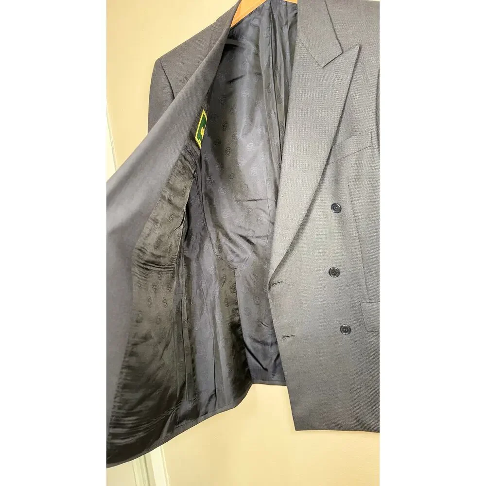 Stefano Ricci Double Breasted Wool Suit Navy 46IT/36 US $8000 - Picture 12 of 12